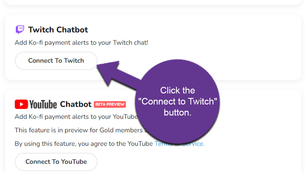 Connect to Twitch
