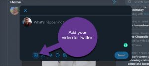 Add Video to Twitter