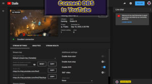Connect OBS to YouTube