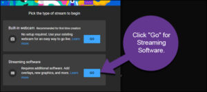 Streaming Software Option