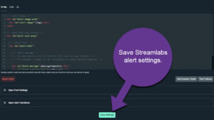 Save Streamlabs Alert